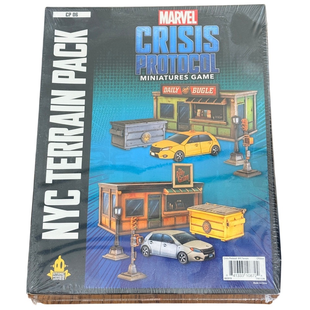 Atomic Mass Games Marvel Crisis Protocol NYC Terrain Pack Expansion CP06en NEW